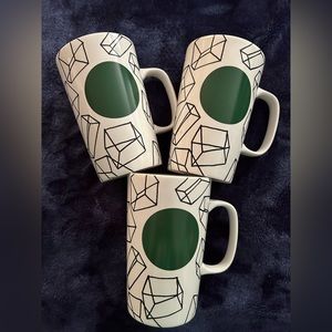 StarBucks Coffee Mugs Trio